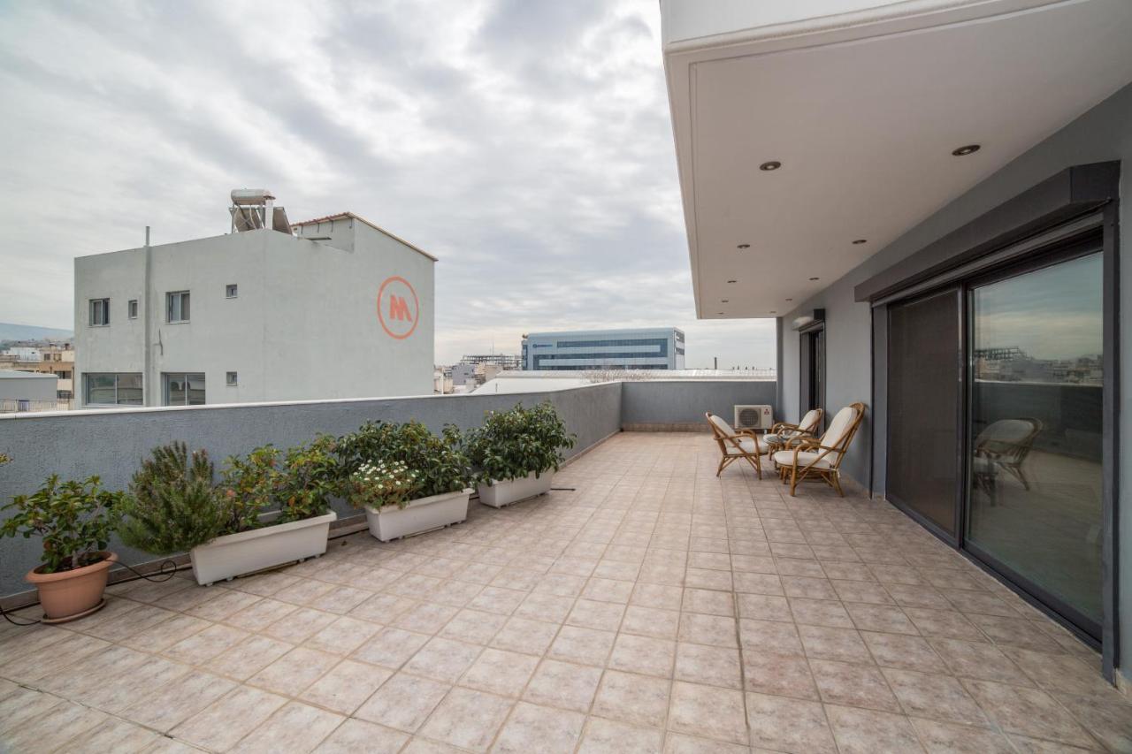 Spacious Modern Apartments With Great Rooftop View Ateny Zewnętrze zdjęcie