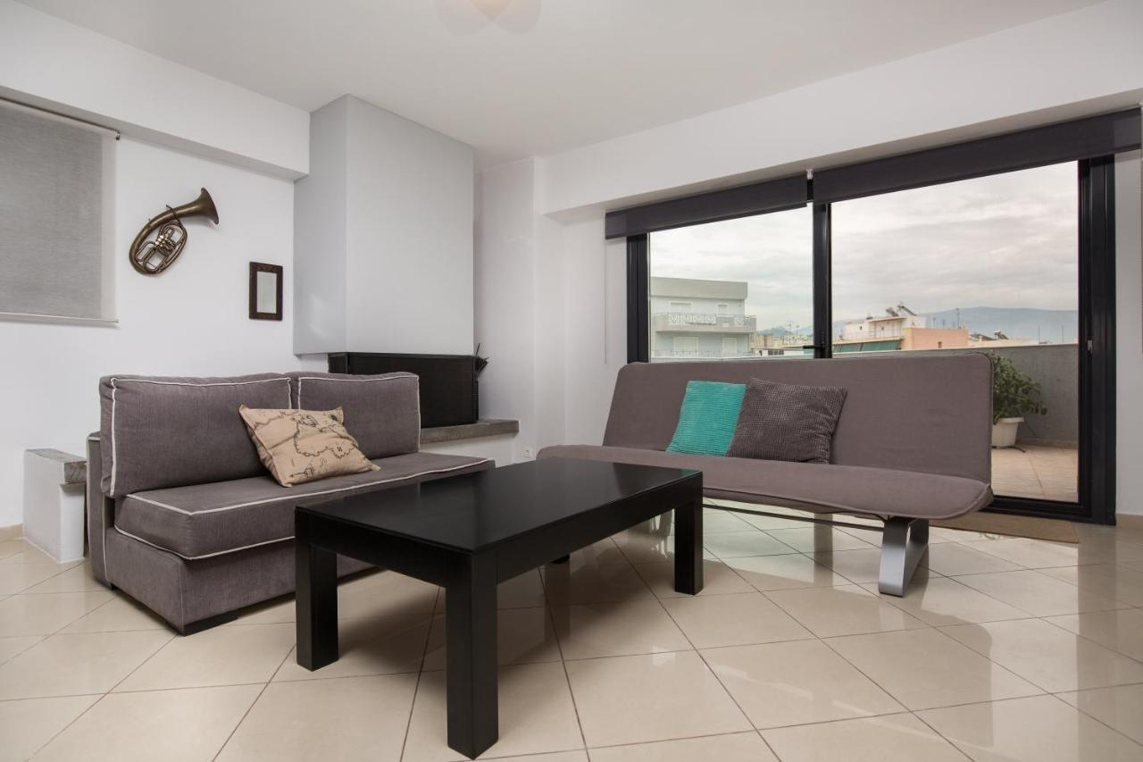 Spacious Modern Apartments With Great Rooftop View Ateny Zewnętrze zdjęcie