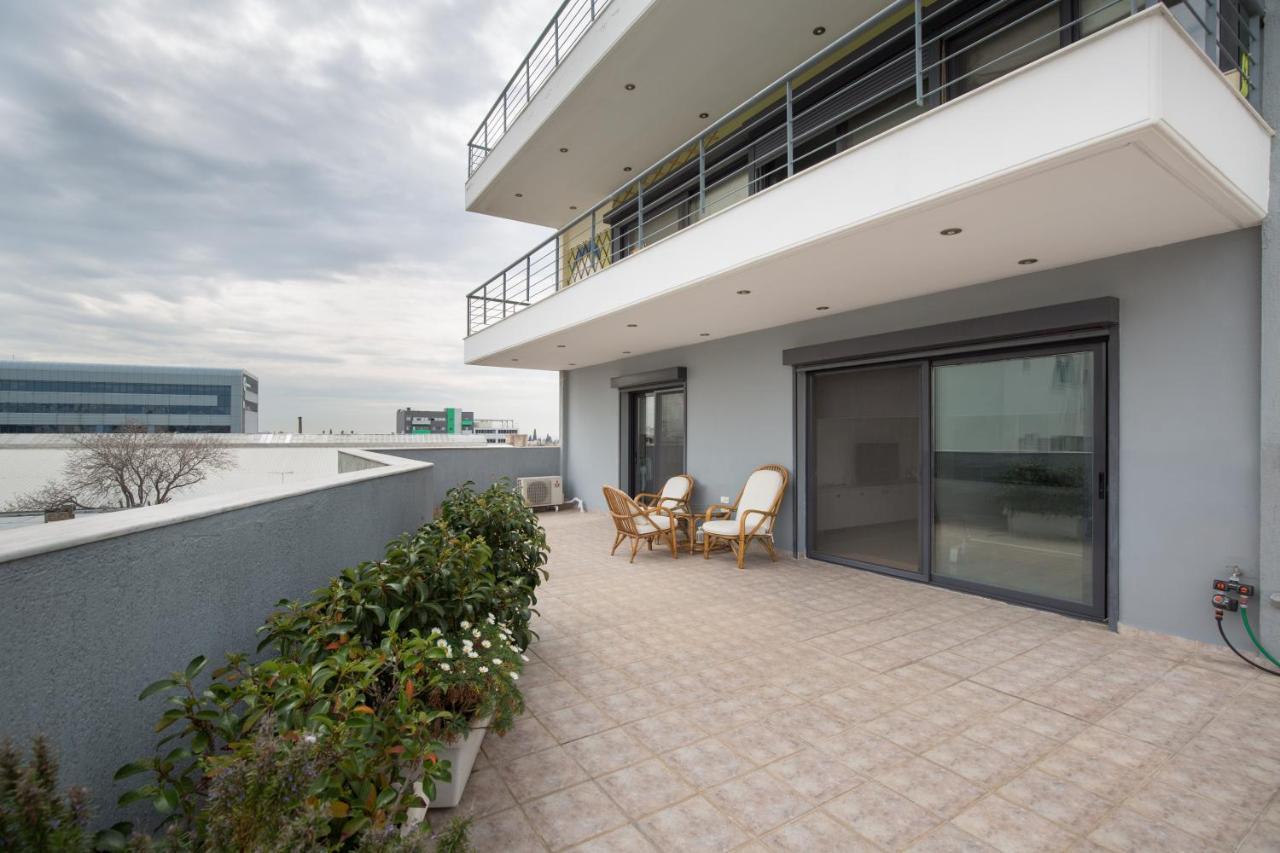Spacious Modern Apartments With Great Rooftop View Ateny Zewnętrze zdjęcie