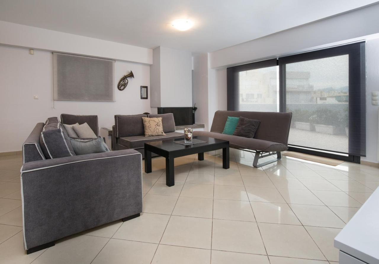 Spacious Modern Apartments With Great Rooftop View Ateny Zewnętrze zdjęcie